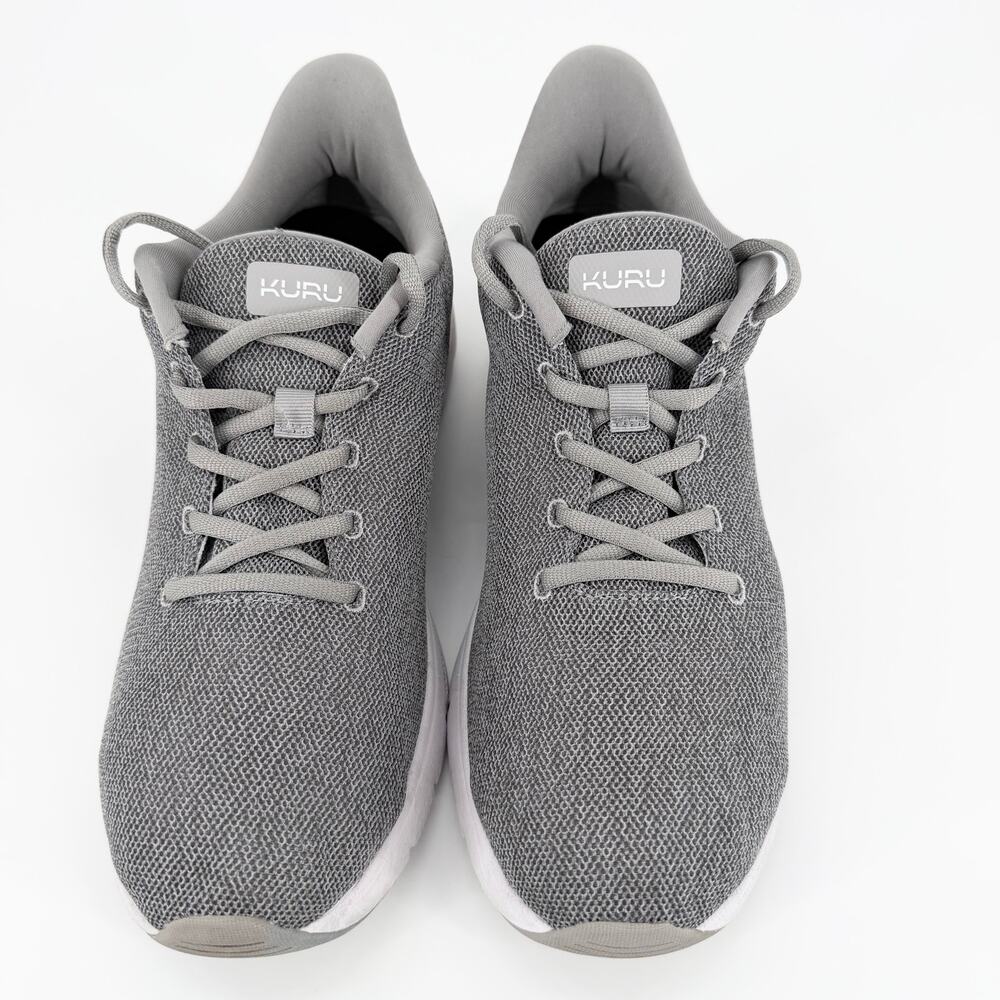 KURU FLEX Via Men’s Athletic Sneakers – Grey Knit – Size 11M Orthopedic Support - Picture 3 of 10